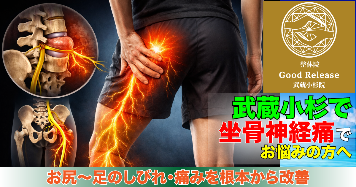 横浜で坐骨神経痛を改善する整体院の施術イメージ